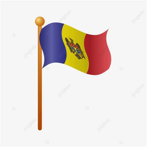 Moldova Flag, Moldova, Flag, Moldova Flag Shinning PNG and Vector with ...