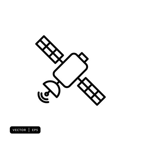 Satellite Icon Vector Sign Or Symbol 6201440 Vector Art At Vecteezy