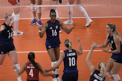 Us Women S Volleyball Avenges Loss To Serbia Reaches Final Ap News