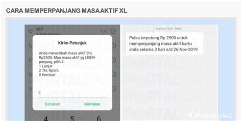 Cara Memperpanjang Masa Aktif Xl Tanpa Pulsa Tanpa Isi Pulsa