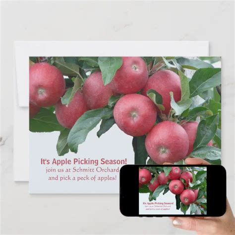 Apple Orchard Invitation Zazzle