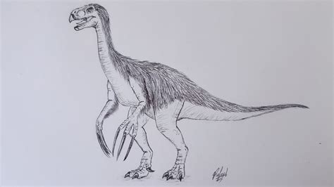 Como Desenhar Um Therizinossuro How To Draw A Therizinosaurus The