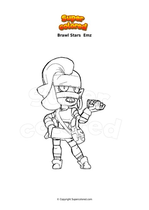 Coloriage Brawl Stars Emz Sexiz Pix Porn Sex Picture