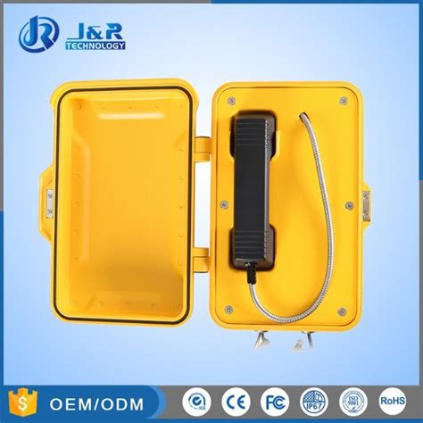 Outdoor Emergency Telephone Railway SIP Telephone Industrial Waterproof