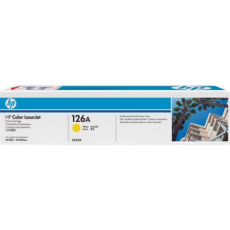 HP HP126A Yellow LaserJet Toner Cartridge (CE312A) CE312A B&H