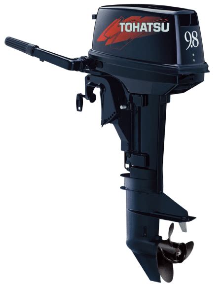 Tohatsu 9 8hp 2 Stroke Outboard Tiller Control Long Shaft Engine M9 8B