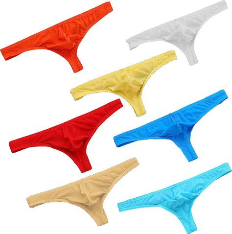 Faringoto Tangas Masculinas Transparentes e Cordas G Roupa Íntima