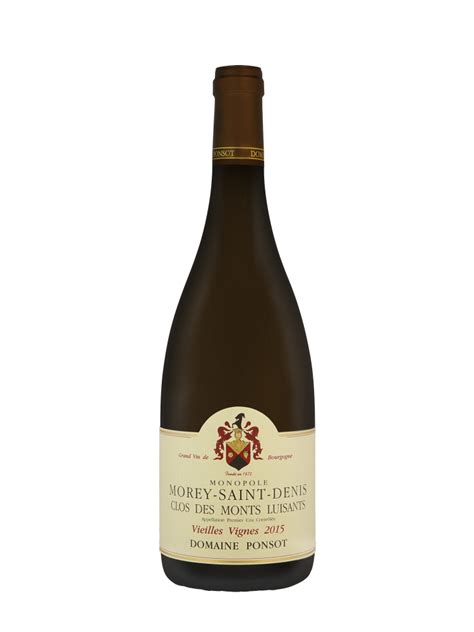 Ponsot Morey Saint Denis Blanc Monts Luisants Vieilles Vignes 1er Cru