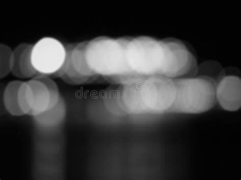 Bokeh Blanco Y Negro Abstracto Y Fondo Borroso Imagen De Archivo