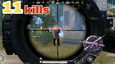 I Use Awm Sniper Weapon In Closed Range 11 Kills Squad Vs Squad Pubg