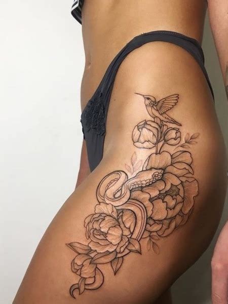 Details More Than 82 Thigh And Bum Tattoos Vn