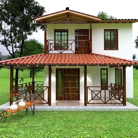 10 Casas De Campo De Dos Pisos Con Techo De Teja Casas Rusticas