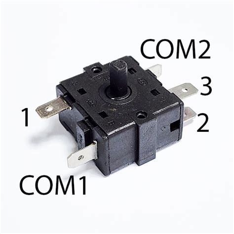 Переключатель режимов 15A 250V T125 5 контактов 4 положения купить в ...