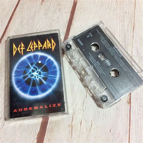 Cassette Tape Def Leppard Adrenalize Boardwalk Vintage