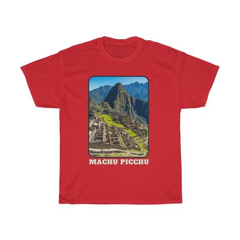 Machu Picchu Tee Shirt Unisex Machu Picchu T Shirt Polo Etsy