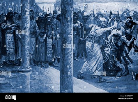 Samuel Slays Agag By J James Tissot After Destroying The Amalekites