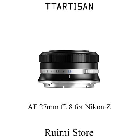 Ttartisan 27mm F2 8 ออโต้โฟกัสเลนส์ Aps C สําหรับ Nikon Z Mount กล้องม