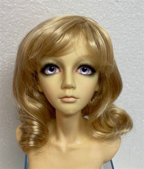 Sabrina Wig Light Peach Blonde Size 10 11 Doll Peddlar