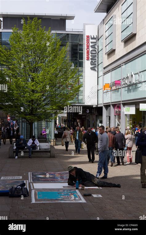 manchester city centre england uk Stock Photo - Alamy