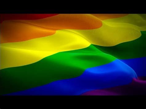 Gay Rainbow Pride Flag Waving D LGBT Homosexual Flag Stripes Gay Sign Gay Flag La Vie Zine