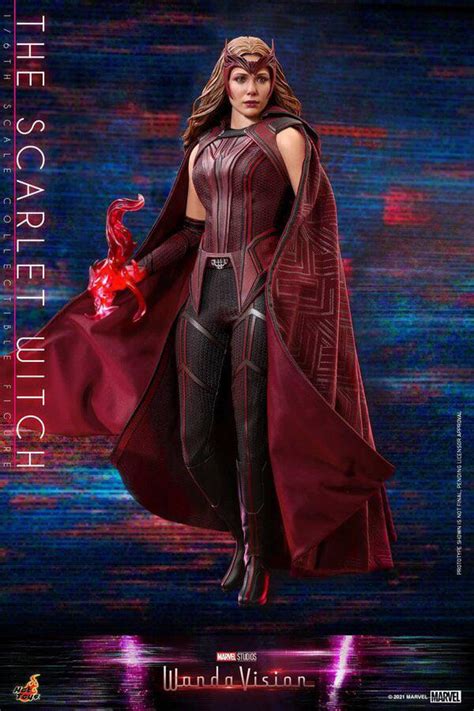 Hot Toys Scarlet Witch Reveal Wandavision Actionfigures
