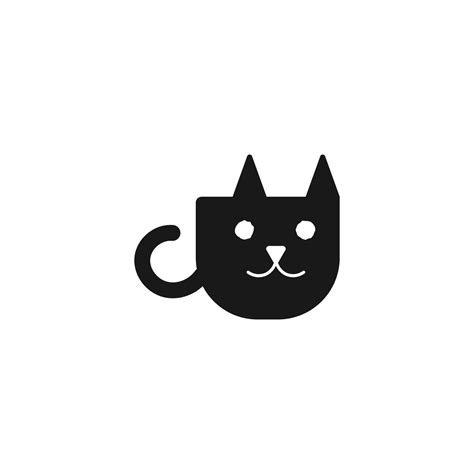 Coffee cat Logo Design Vector illustration 7625597 Vector Art at Vecteezy