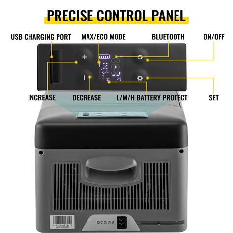 VEVOR Auto Kühlbox Kompressor 12V Kühlschrank 15L Mini Tragbare