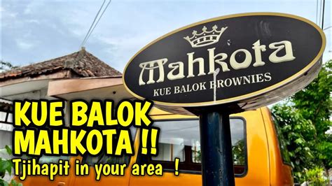 Kue Balok Mahkota Tjihapit Bandung Youtube