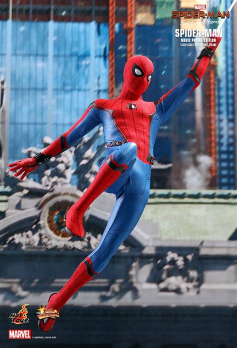 Toyhaven Hot Toys Spider Man Far From Home Th Scale Spider Man Inch Collectible Figure