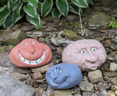 Rock Face Pucker Lips Etsy