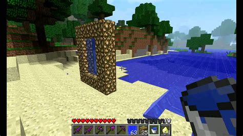 Minecraft How to Make An Aether Portal - YouTube