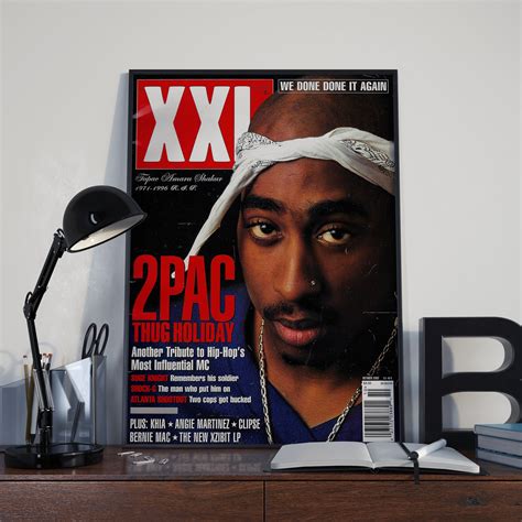 Tupac 2002 Poster Rap Poster Magazine Cover Poster Artist Poster