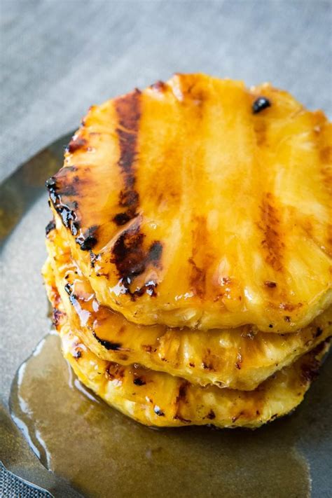 Brown Sugar Grilled Pineapple Oh Sweet Basil