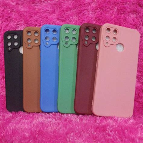 Jual Softcase Casing REALME C15 Case Silikon Macaron Pro Camera Bahan