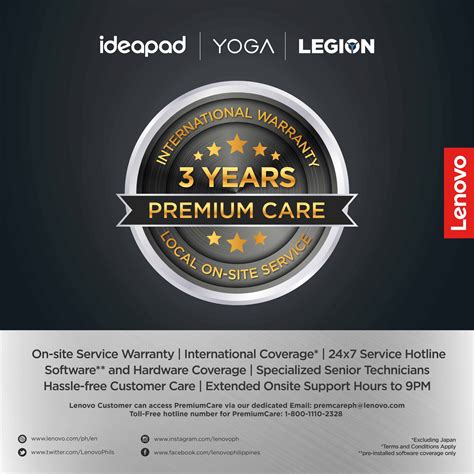 Lenovo Unveils Year Premium Care Warranty Service For Free On Select