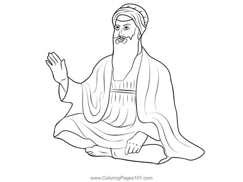 Guru Ram Das Ji Coloring Page Printable Coloring Pages Coloring Pages