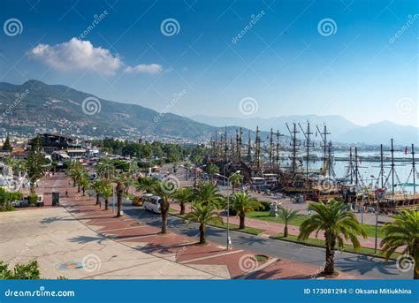 Quay Of Alanya Editorial Stock Image Image Of Quay 173081294