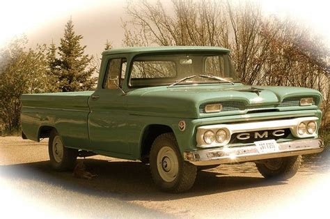 1960 Gmc Truck In Classic Green Color