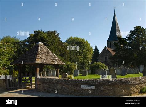 Shere Village Church Lych Gate Guildford Surrey England UK Stock Photo - Alamy