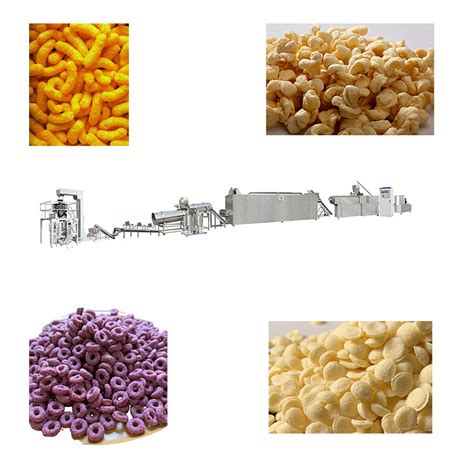 Corn Puffs Machine Maize Rice Puffing Puffed Rice Making Machine Snack