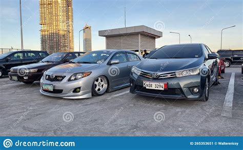 Toyota Corolla At Gt Summer Fest In San Juan Philippines Editorial