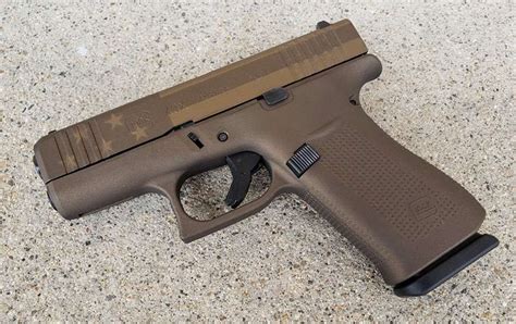 Glock 43x 9mm Bronze Flag Battlehawk Armory