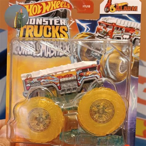 Jual Monster Trucks Alarm Fire Power Crashers Crasher Hot Wheels Truck Hotwheels Kota