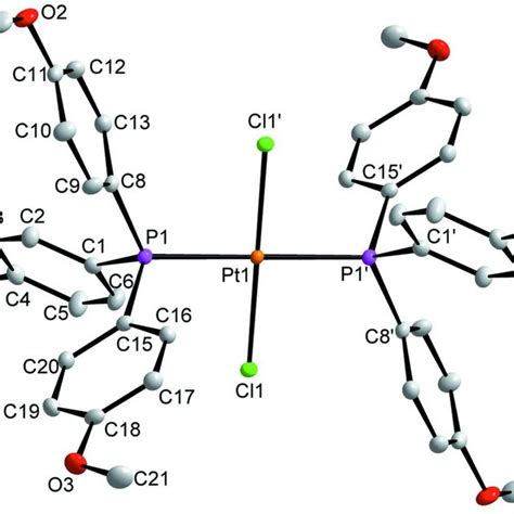 A View Of The Title Complex Showing The Atom Numbering Scheme And 50