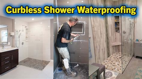 Waterproofing A Curbless Shower🚿 Wedi Plan Learn Build Youtube