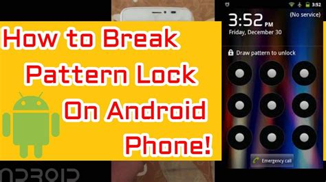 How To Unlock Forgotten Pattern Lock On Android Android Pattern Lock