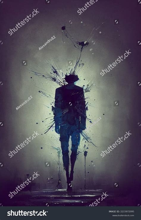 Creepy Man 3d Rendering Illustration Stock Illustration 2215972095 ...