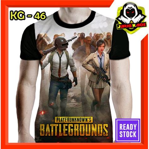 Jual Kaos Pubg Unity Game Battlegrounds Mabar Game Playstore Baju Anak