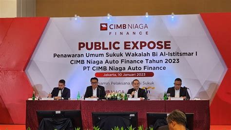 yesss cimb niaga finance rilis sukuk rp  triliun indonesiyes