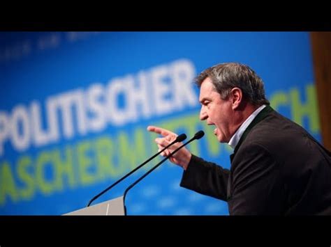 Grün ist out Söder zeigt sich angriffslustig beim politischen